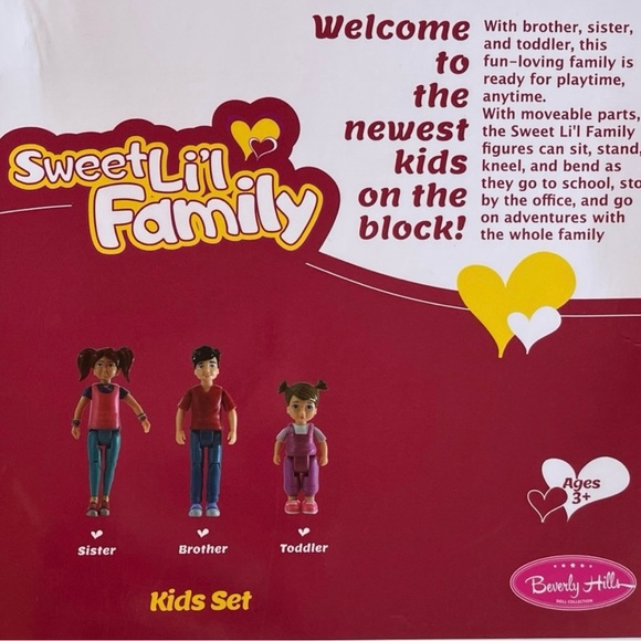 Vintage Sweet Li'l Family Kids Set - Multicolor Action Figures - Picture 4 of 4